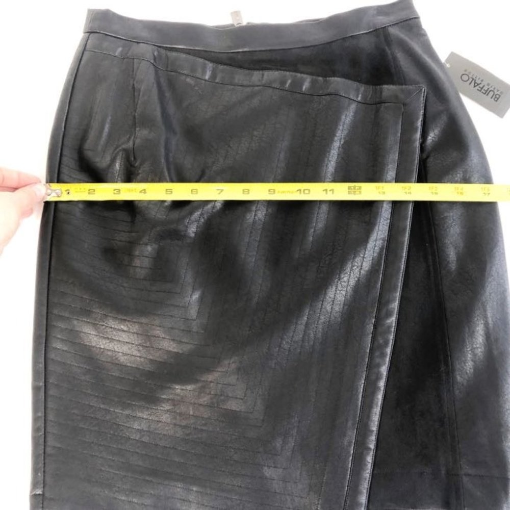 Buffalo Black Asymmetric Carlene Pencil Skirt M - Picture 5 of 8